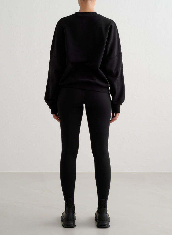 Black Apparel Terry Sweatshirt