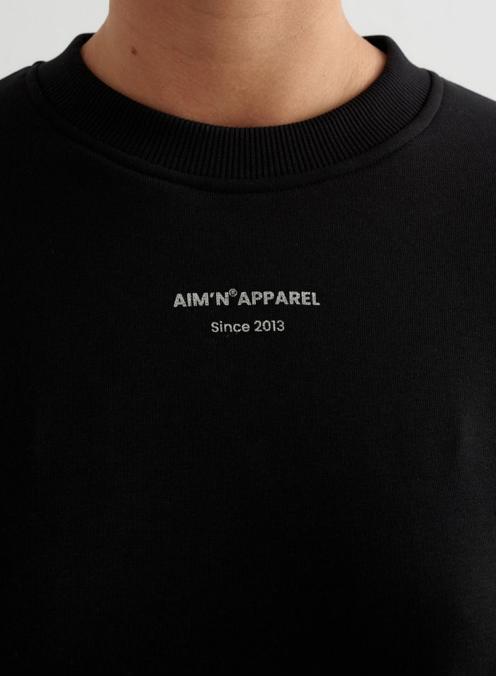 Black Apparel Terry Sweatshirt