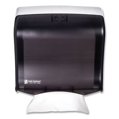 BLACK COMPACT MULTIFOLD / C-FOLD PAPER TOWEL DISPENSER T1755TBK