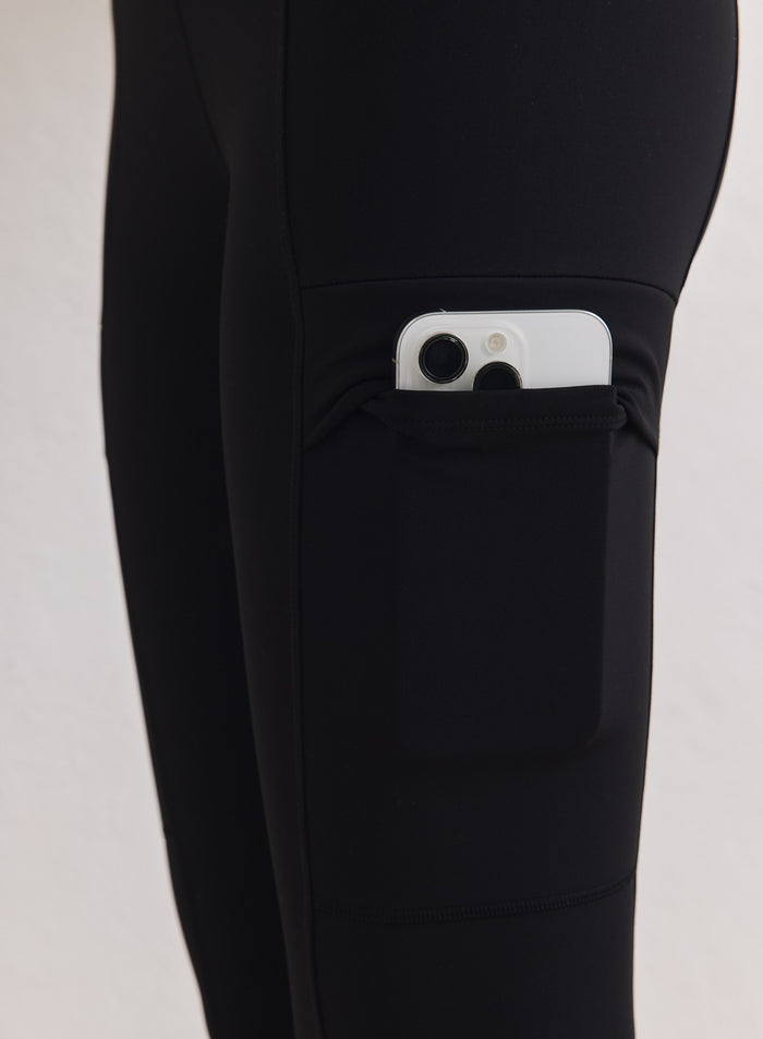 Black Warming Pocket Tights