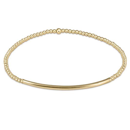 Bliss Bar Gold 2.5 mm Bracelet-EN