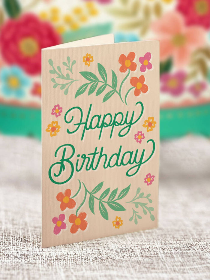 Blooming Birthday Cake  |  Pop-up Greeting Cards