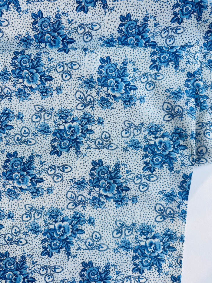 Blue and White Floral - MomNSon