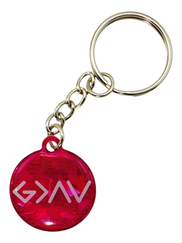 Blue Mountains + Cross  | Tap To Pray® Acrylic Keychain