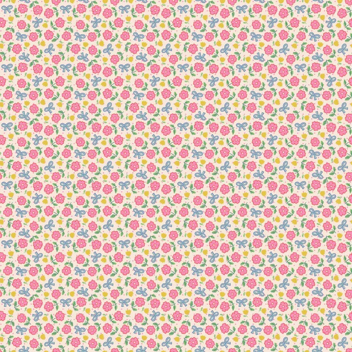 Bluebells & Buttercups - Hey Darlin - Bright Pink - Elea Lutz - Poppie Cotton