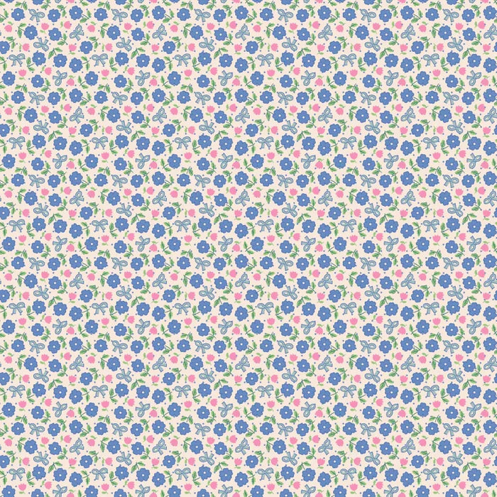 Bluebells & Buttercups - Hey Darlin - Periwinkle - Elea Lutz - Poppie Cotton