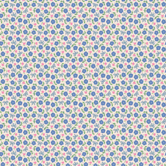 Bluebells & Buttercups - Hey Darlin - Periwinkle - Elea Lutz - Poppie Cotton