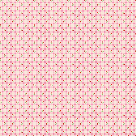 Bluebells & Buttercups - Tulip Kisses - Pink - Elea Lutz - Poppie Cotton