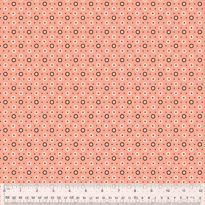 Bonny - Dot and Circle - Coral - Denyse Schmidt - Windham
