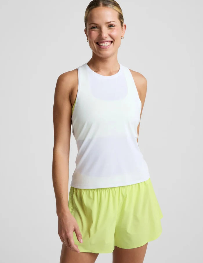 Breezeweight Active Racerback Tank-White