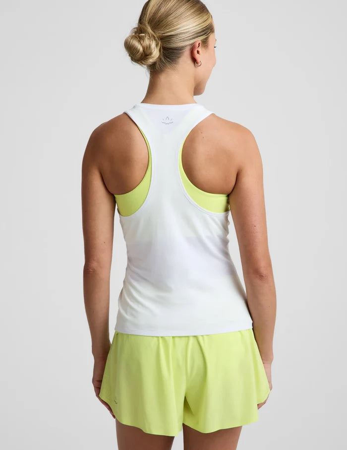 Breezeweight Active Racerback Tank-White
