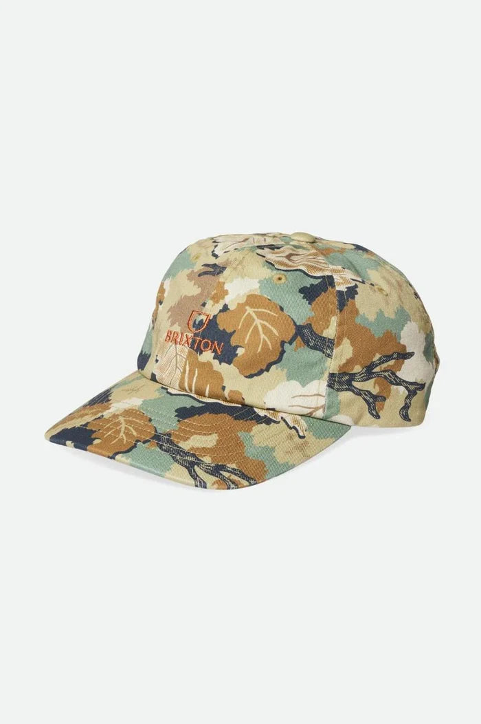 BRIXTON - ALPHA LP CAP - LEAF CAMO