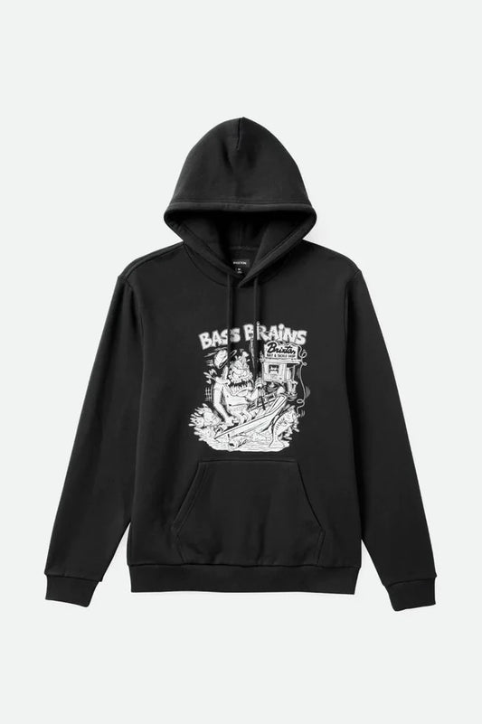 BRIXTON - BASS BRAINS MONSTER HOOD BLACK