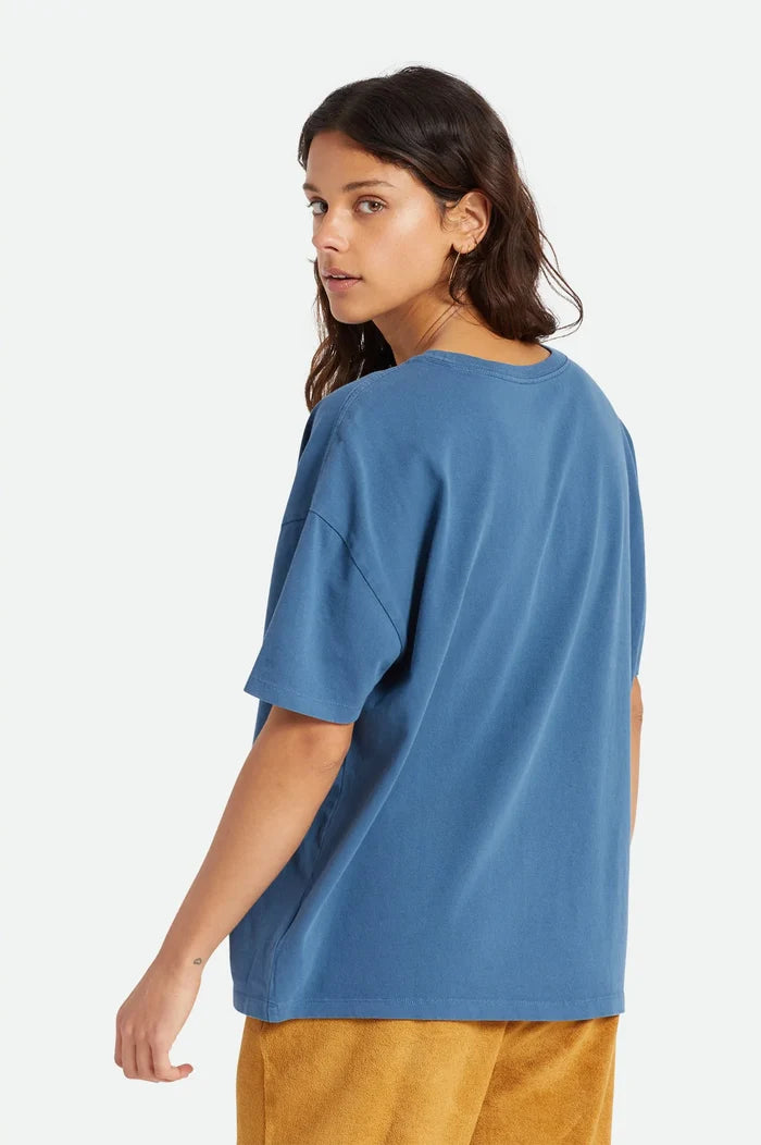 BRIXTON - OVERSIZED BF TEE - JOE BLUE