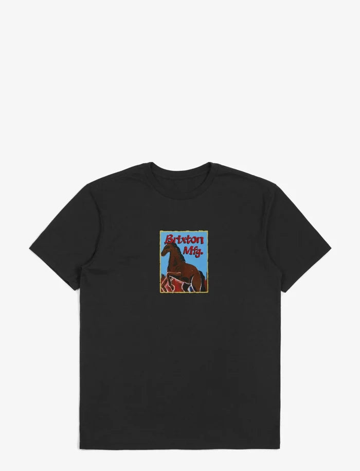 BRIXTON - RUSTY S/S TEE BLACK