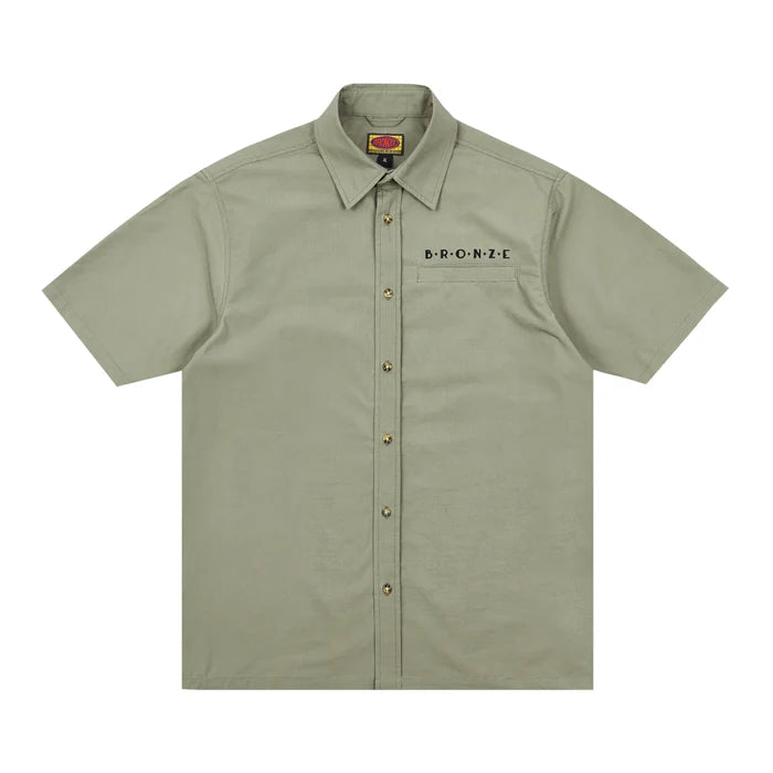 BRONZE 56K - RIPSTOP BUTTON UP GREY
