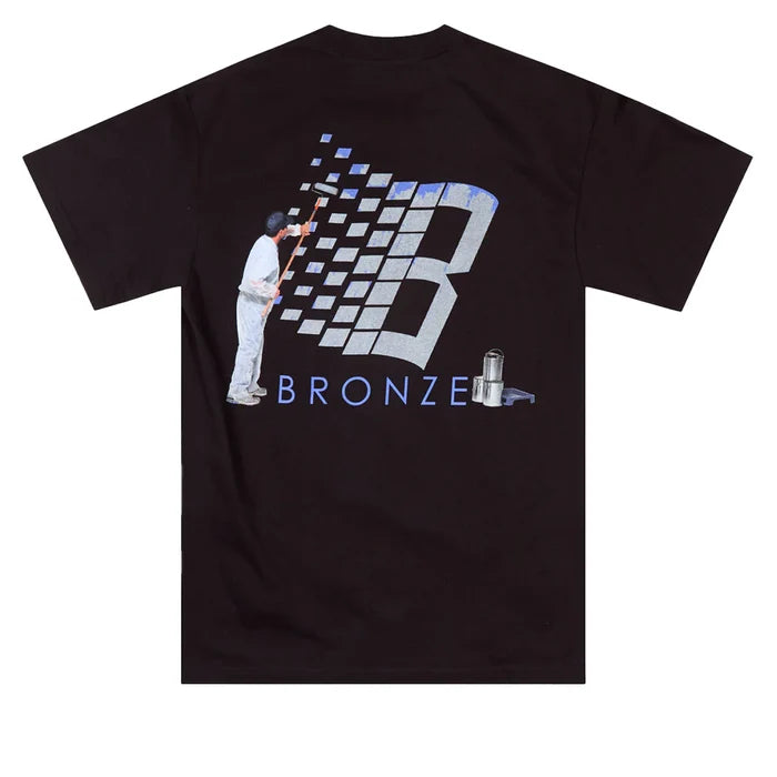 BRONZE 56K - ROLLER LOGO TEE BLACK