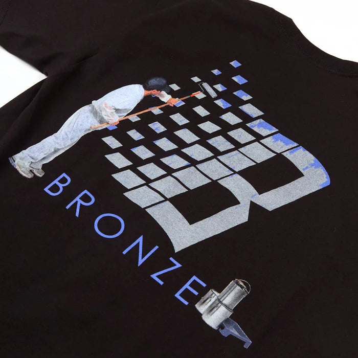 BRONZE 56K - ROLLER LOGO TEE BLACK
