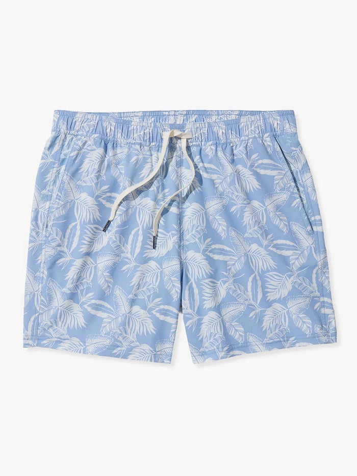 Bungalow 5” Trunk - Sky Blue Leaves