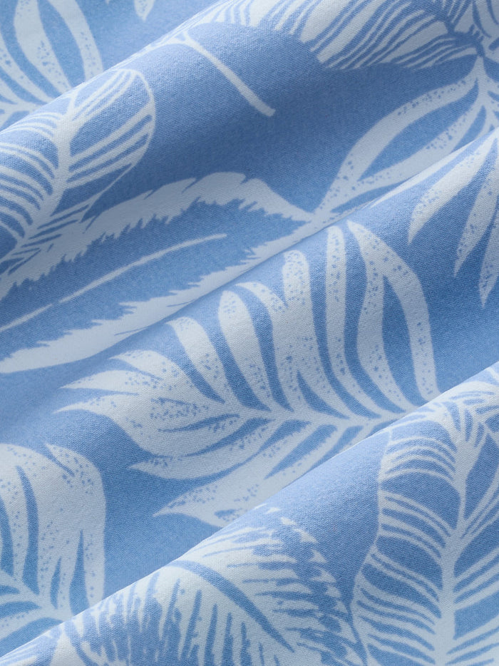 Bungalow 5” Trunk - Sky Blue Leaves