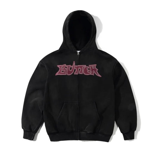 BUTTER GOODS - ENCOUNTER ZIP-THRU WASHED BLACK