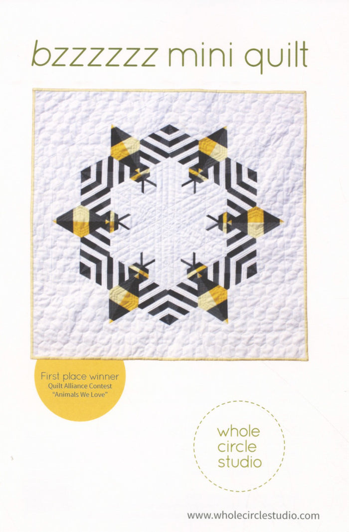 Bzzzzzz Mini Quilt Pattern