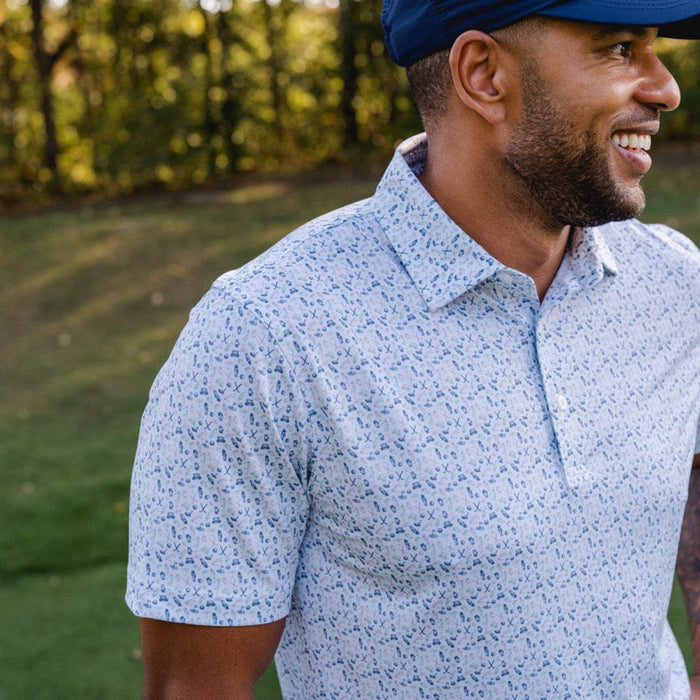 Caddies Choice Printed Polo - Green Bay