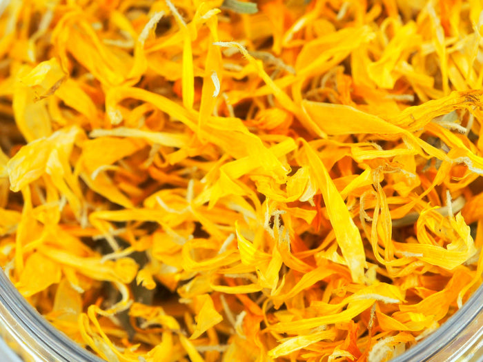 Calendula Petals Tea Loose Leaf Tea Apothecary: Glass Jars