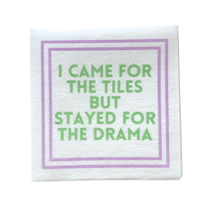 Came Tiles - Stayed Drama | MAHJONG NAPKINS