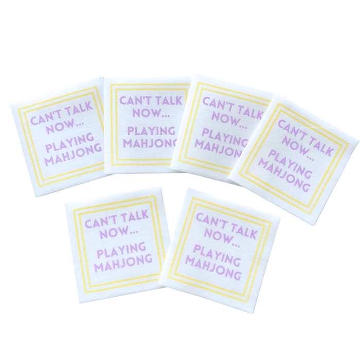 Came Tiles - Stayed Drama | MAHJONG NAPKINS