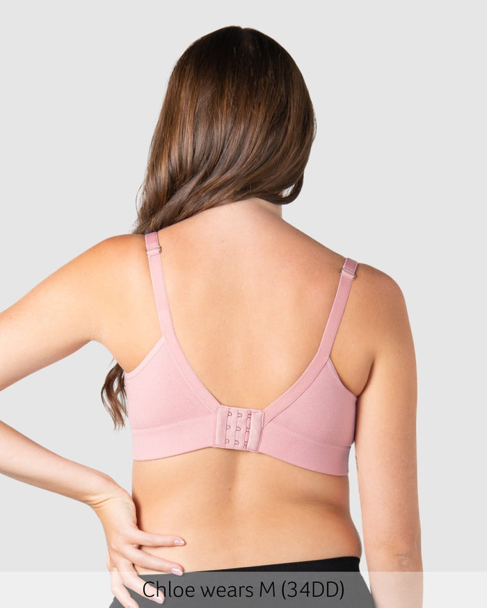caress petal pink nursing bra by hotmilk lingerie