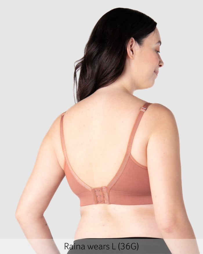 Back of Caress Bamboo Nursing Bra - Sienna Busty