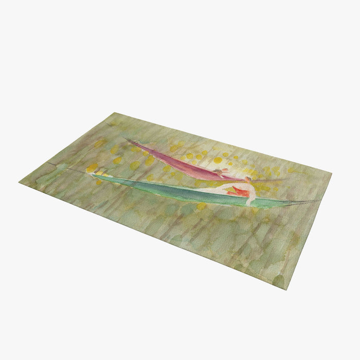 Carpet, Large Rug, Thick Carpet, Rectangle Rugs, Multi Color, Spring Camping, Ethnic Rug, Room Decor, Made In Usa, Flat Woven Rug