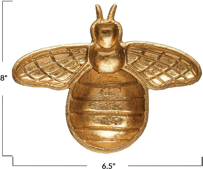Cast Iron Gold Bee Shaped Dish - Findlay Rowe Designs