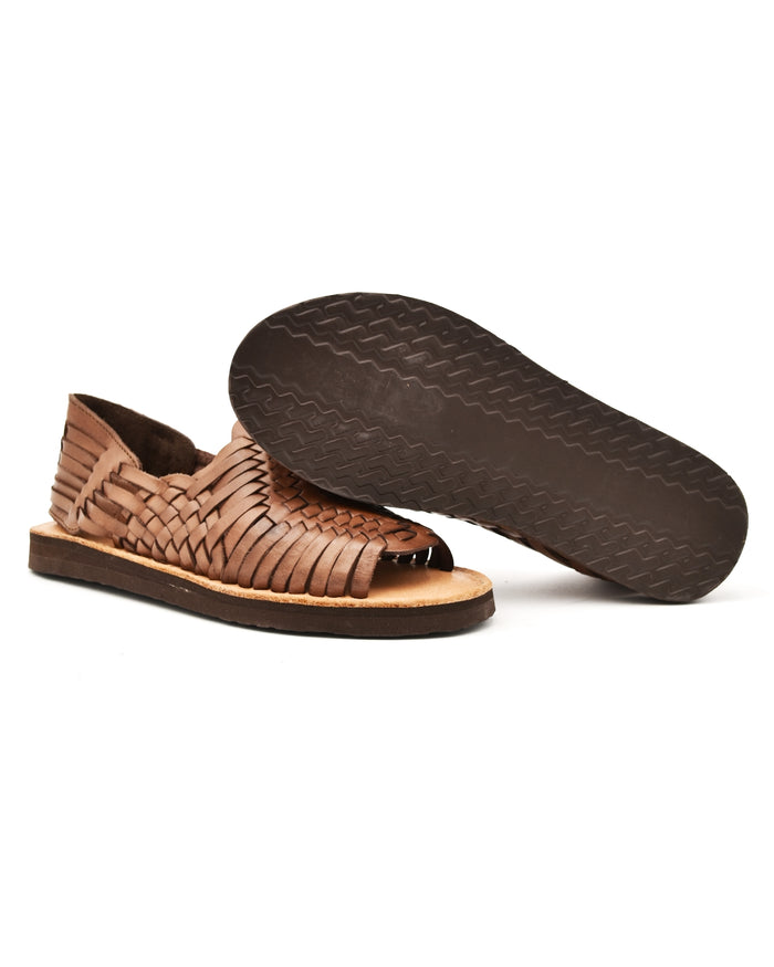 Chamula Chichen Dark Brown Huarache Sandal (Women's)