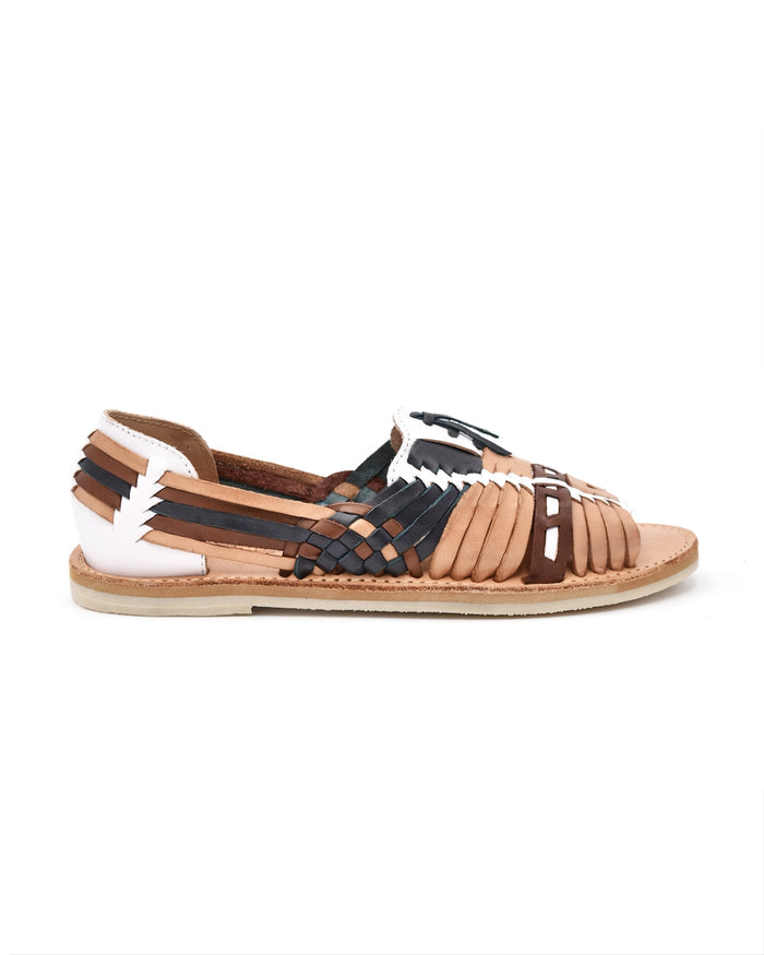 Chamula Uxmal Multi Tan Huarache