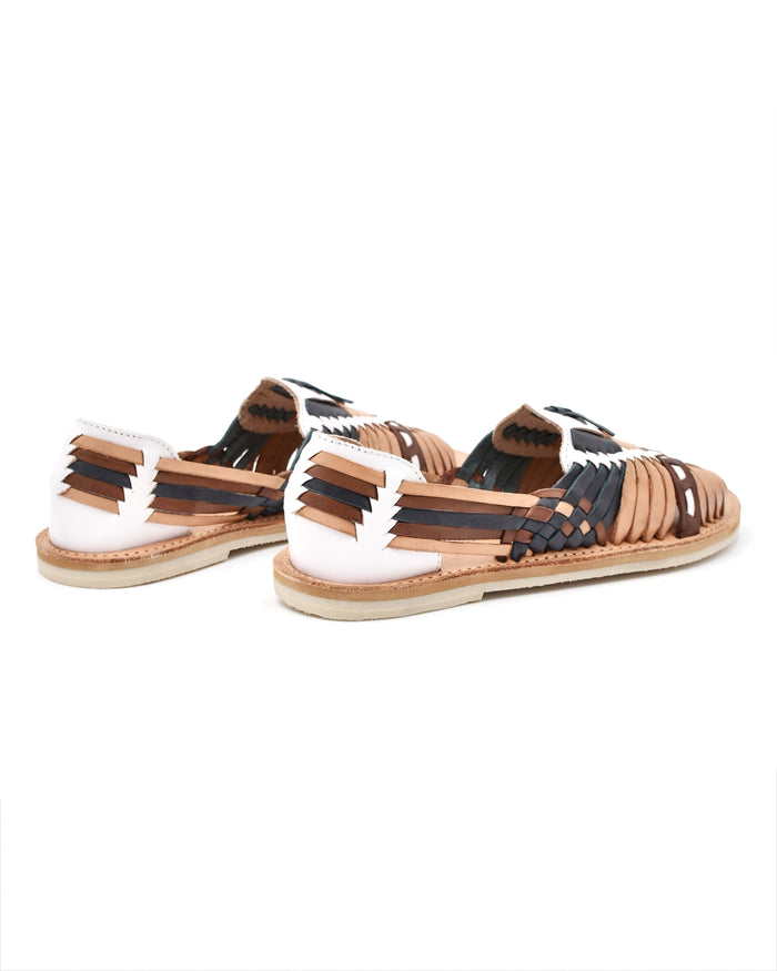 Chamula Uxmal Multi Tan Huarache