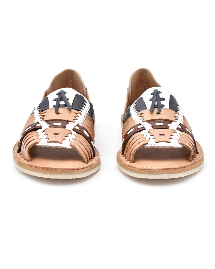 Chamula Uxmal Multi Tan Huarache
