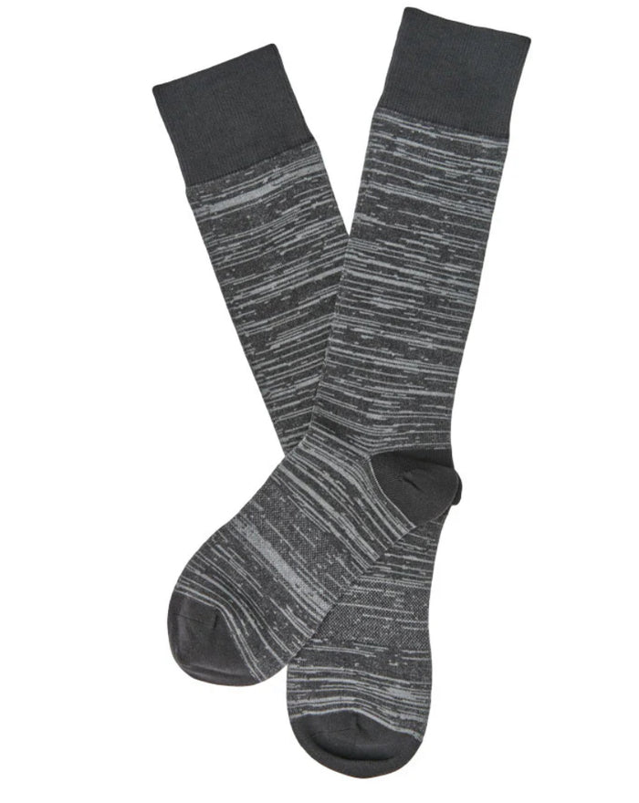 Charcoal Mid Calf Pima Sock