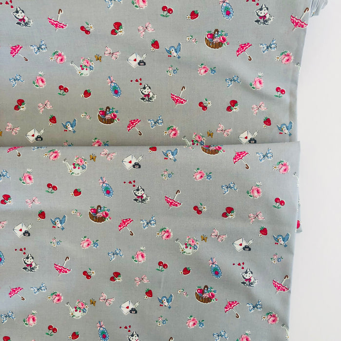 Charming One - Grey - 30's Collection - Atsuko Matsuyama - Yuwa
