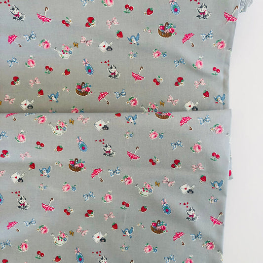 Charming One - Grey - 30's Collection - Atsuko Matsuyama - Yuwa