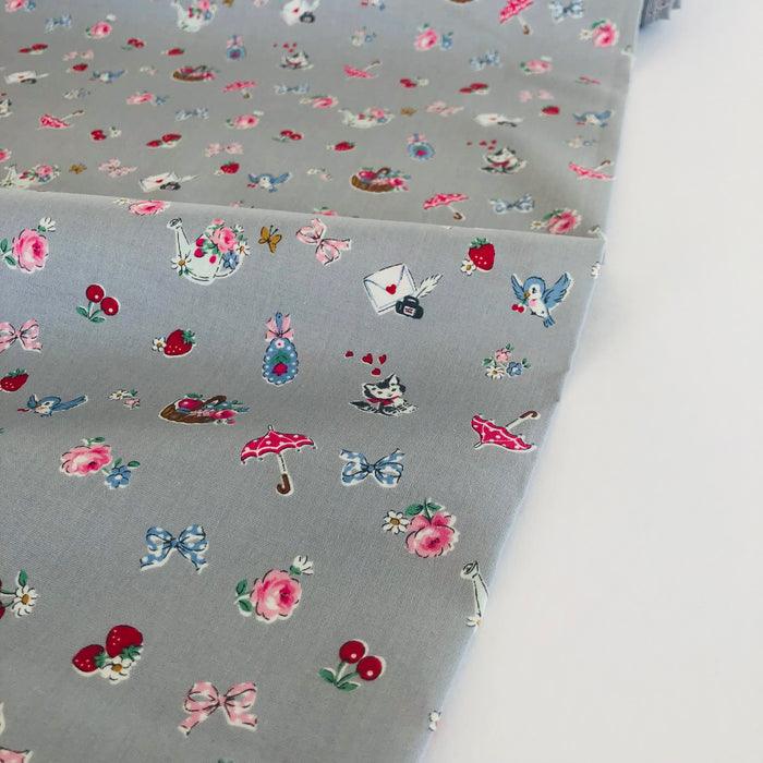Charming One - Grey - 30's Collection - Atsuko Matsuyama - Yuwa