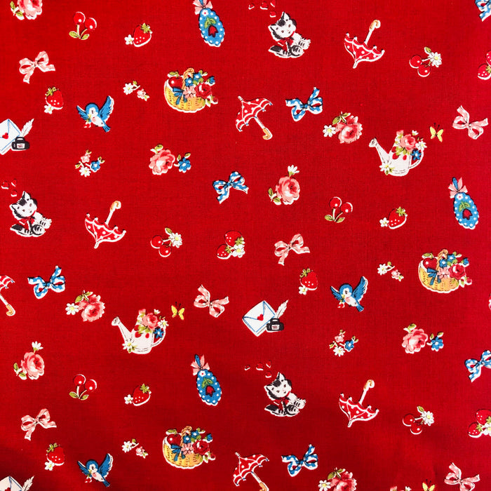 Charming One - Red - 30's Collection - Atsuko Matsuyama - Yuwa