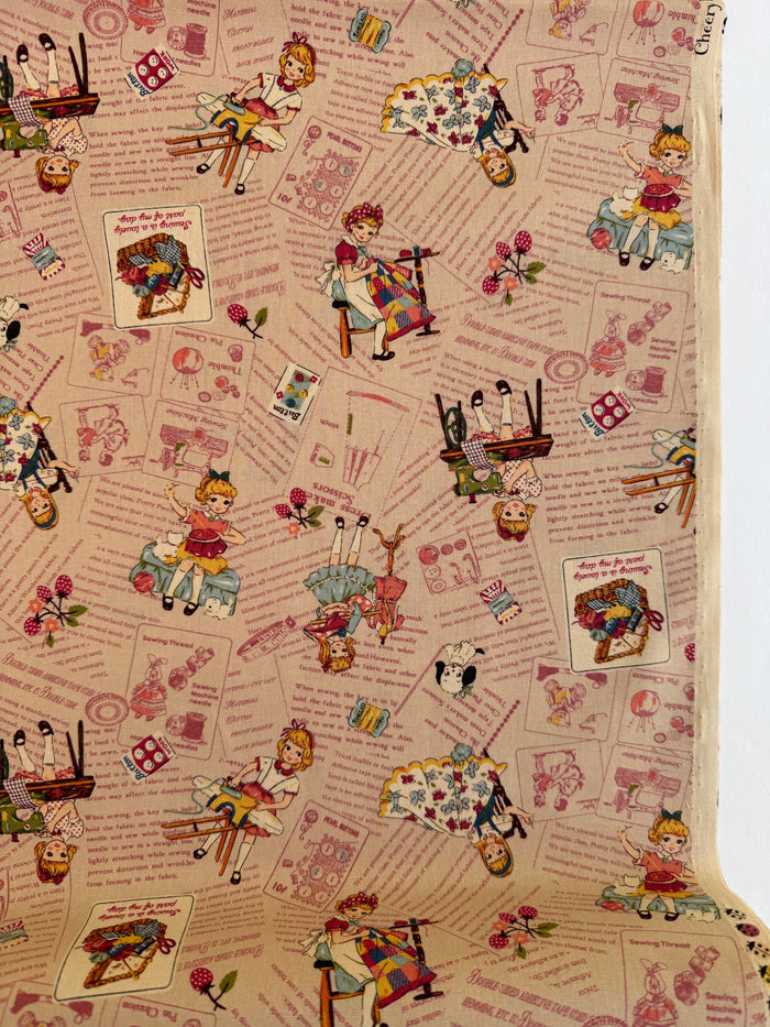 Cheery Days - Text -  Pink - Koko Seki