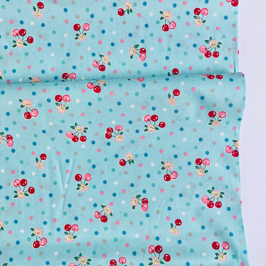 Cherry Drop - Blue (C) - Atsuko Matsuyama - 30's Collection - Yuwa