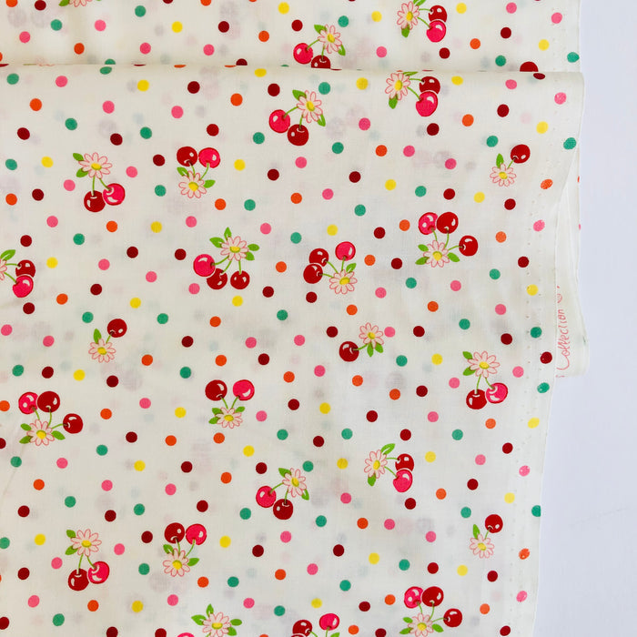 Cherry Drop - White (A) - Atsuko Matsuyama - 30's Collection - Yuwa