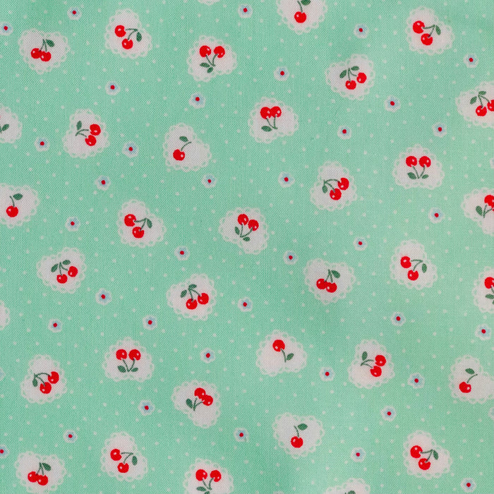 Cherry Heart - Mint - Atsuko Matsuyama - 30's Collection - Yuwa