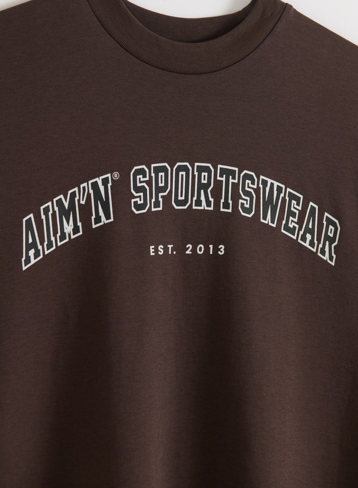 Chocolate Varsity Boyfriend T-shirt