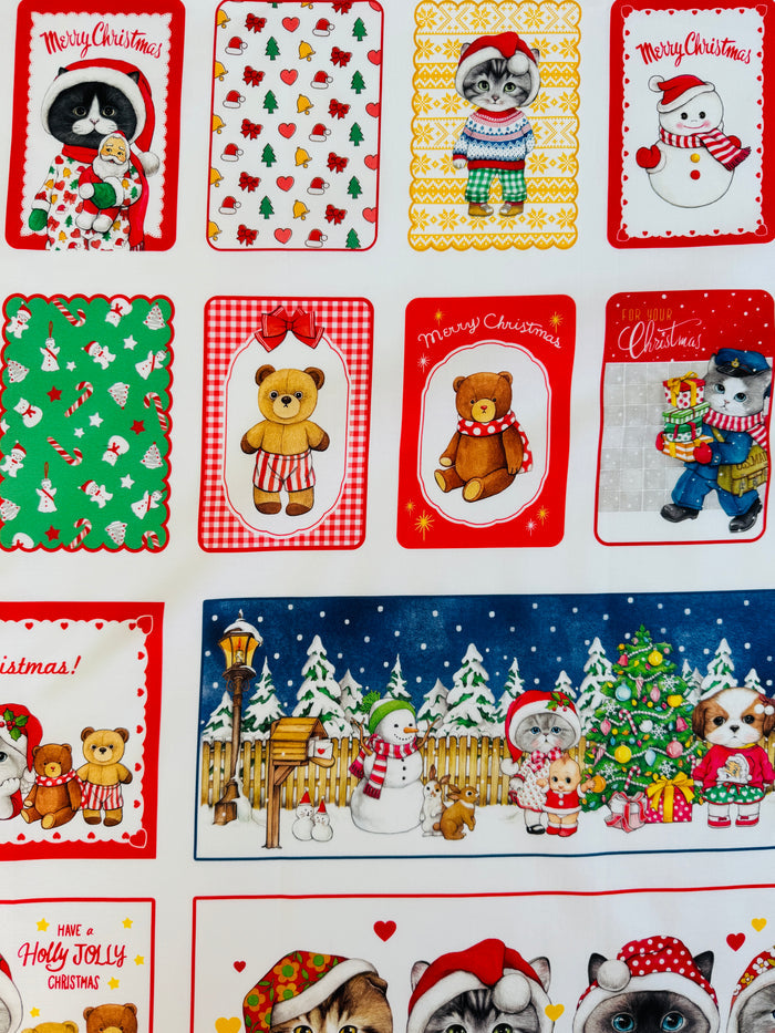 Christmas Card - Panel -Uncle Cat