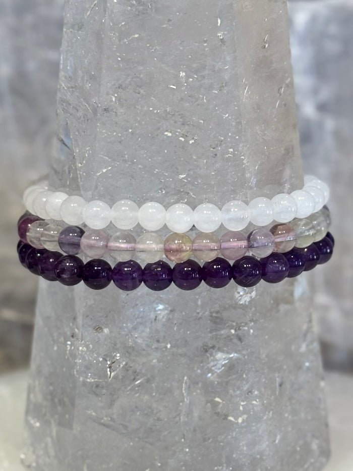 Clarity & Focus, Set of 3 Beaded Bracelets